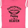 thumbnail image 4 of Inktastic Handpicked for Earth by My Pappy in Heaven with Angel Wings Boys or Girls Baby Bodysuit, 4 of 5