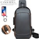 thumbnail image 2 of Mochila Riñonera Shendy Vendy Cruzada Mariconera Antirrobo Tipo Piel Con Entrada Usb, 2 of 6