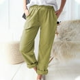thumbnail image 2 of MDUKONU Women's Moisture Wicking Pants Elastic Waist Comfy Fade Resistant Green S, 2 of 4