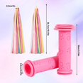Rumbeast 4Pcs Bicycles Handlebar Grip, Kids Bike Handles for Girls