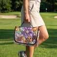 thumbnail image 4 of Yuyamidu Boho Mandala Flower Golf Ball Golf Cart Seat Cover for Women Colorful Floral Golf Cart Seat Towel Blanket Portable Golf Cart Seat Towel with 4 Pockets Fits 2-Seat Golf Carts, 4 of 7