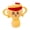 M, variant on S Small Trophy Throw Pillow Plush Soft Cushion Victory Award Style For Chair