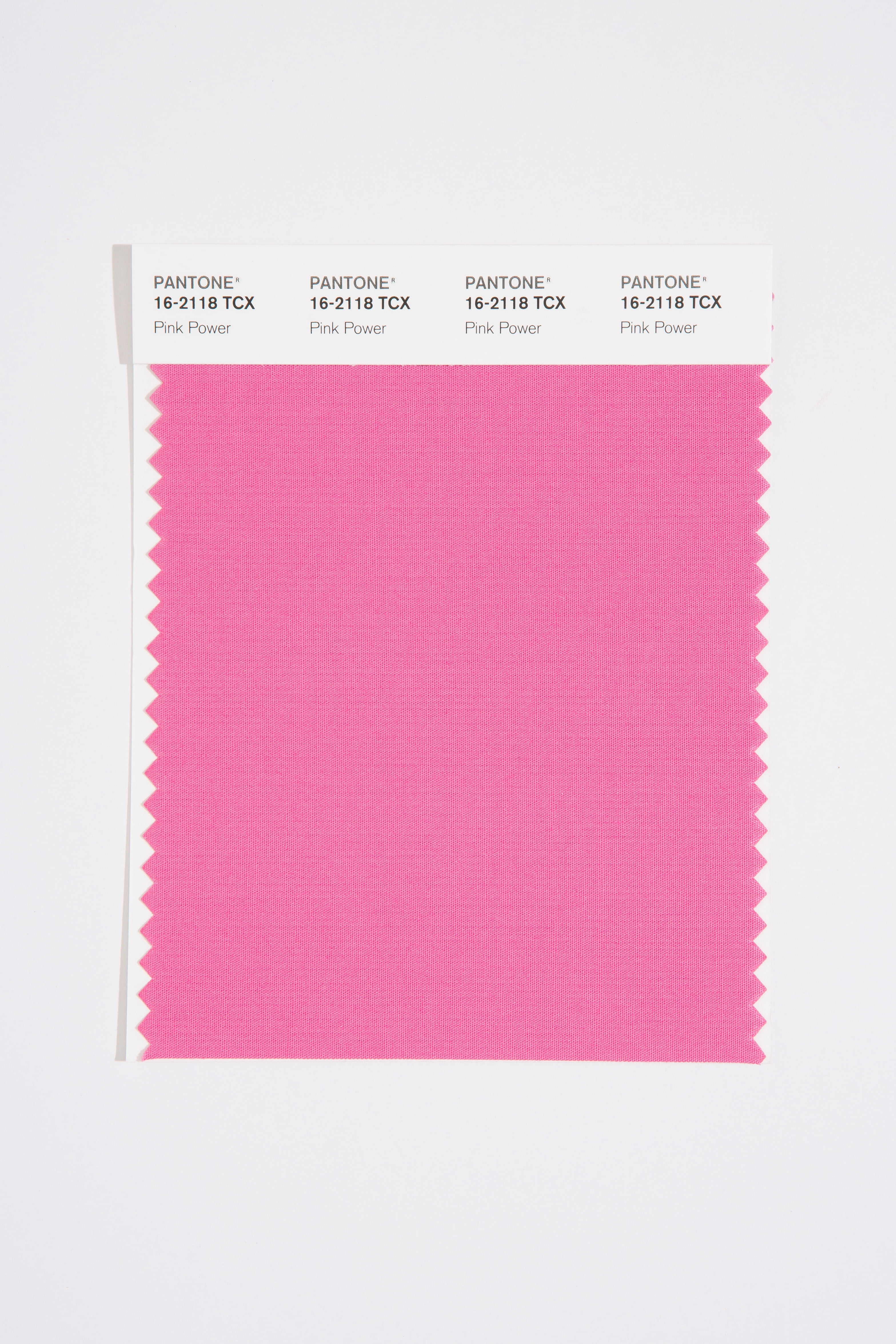Pantone Cotton Swatch 16-2118 Pink Power 