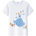 thumbnail image 3 of Camisetas informales de algodón con dibujos animados de Disney para niñas, princesas y sirenas, de Mickey Mouse, para niños, ropa de moda para niños de Disneyland, camisetas para bebés, 3 of 5