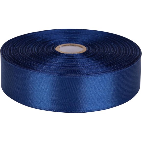 1 inch Satin Ribbon 50 Yards Solid Fabric Ribbons Roll for Wedding Invitations, Bridal Bouquets, Sewing, Party Decorations, Gift Wrapping and More