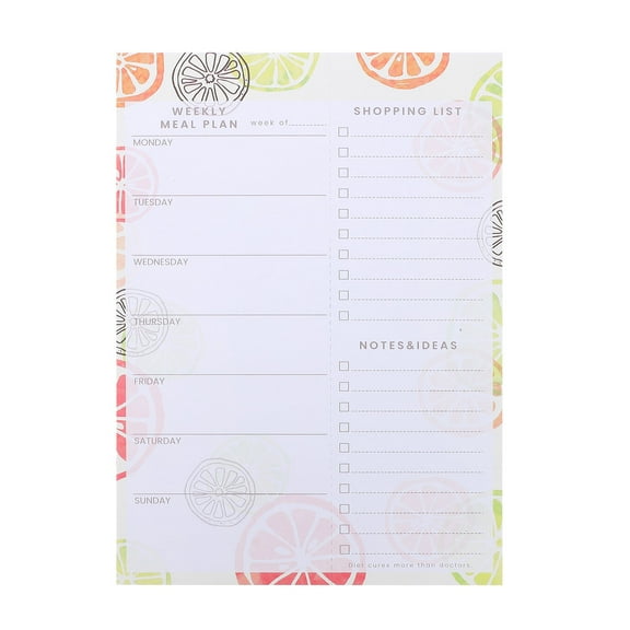 Baluue Shopping List Notepads Magnetic Shopping List Notepad Magnet 1Set