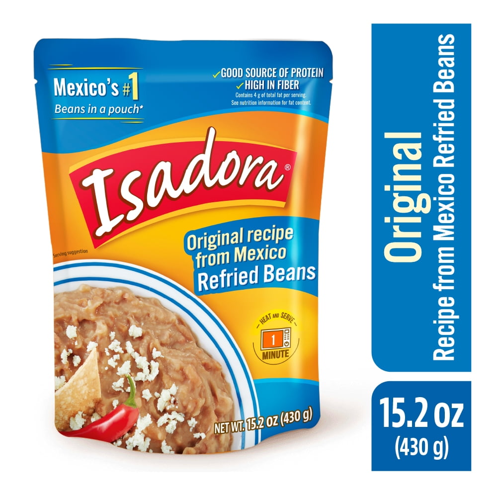 Isadora Original Recipe Refried Beans 15.2 Oz