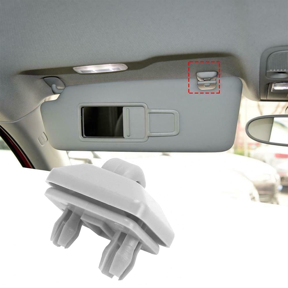 2Pcs Sun Visor Clips Hook Brackets For Audi A3 A4 A5 A7 B6 B7 B8 Q3 Q5 S4 S5 TT
