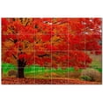 thumbnail image 1 of Trees Forest Ceramic Tile Mural Kitchen Backsplash Bathroom Shower, 401671-L64, 1 of 3
