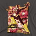 thumbnail image 2 of JLA Flash Women's T Shirt, Charcoal, Medium, 2 of 6
