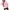 Pink, variant on Hoodies Woman Daily Hooded Sweatshirt Long Sleeve Casual Pocket Pullover Shirt Blouse