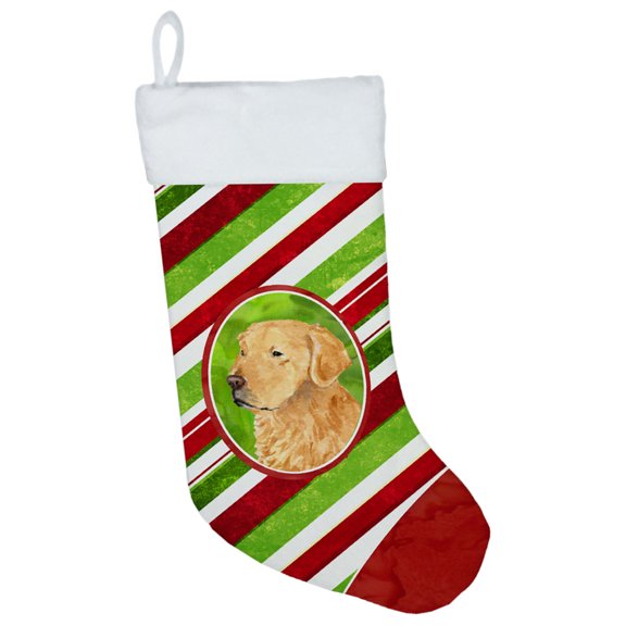 Carolines Treasures SS4545-CS Golden Retriever Candy Cane Christmas Stocking Large multicolor