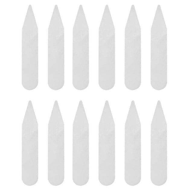 300 Pcs Plastic Collar Stays for Men's Shirts, Adjustable Collar Holder Inserts for Dress Shirts Collar Strip Stays