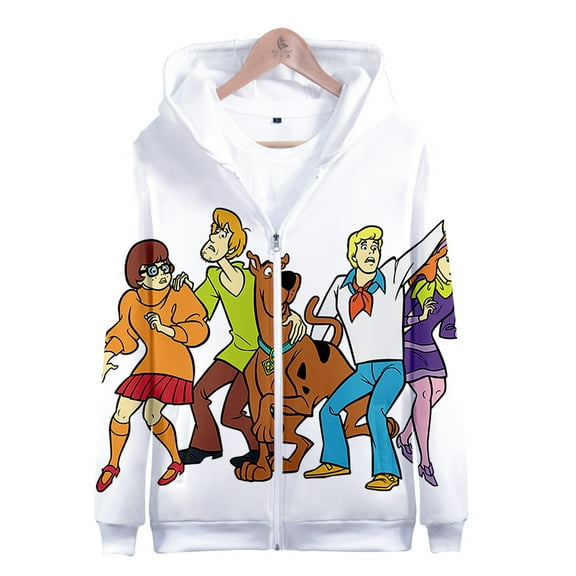 MNHFKGP Scooby Doo 3D Merch Harajuku Zipper hoodie Women/Men Zipper hoodie Sweatshirt