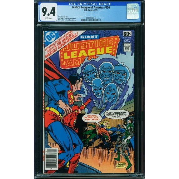 Justice League of America #156 - CGC 9.4 Comic Book