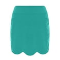 thumbnail image 6 of RQYYD Skorts for Woman with Pockets 16" Golf Athletic Skirts Scalloped Hem Tennis Skirt Dressy Casual Green L, 6 of 6
