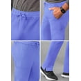 thumbnail image 4 of Adar Addition Scrubs for Men - Slim Leg Cargo Drawstring Scrub Pants - A6106 - Ceil Blue - XS, 4 of 8