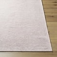 thumbnail image 5 of Boutique Rugs Isako Modern Minimalist Solid Neutral Color Runner Rug for Hallway, Kitchen - Machine Washable - Machine Washable - Performance Carpet - Pink, Cream - 2'7" x 10', 5 of 9