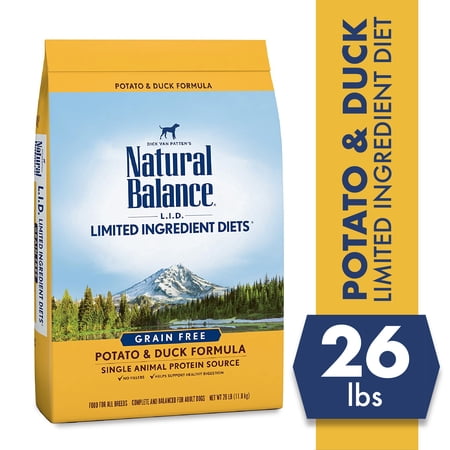Natural Balance L.I.D. Limited Ingredient Diets Grain-Free Potato & Duck Formula Dry Dog