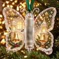 thumbnail image 5 of Christmas Cash Gift Butterfly Ornament, Money Holder for Rolled Bills, Hanging Christmas Tree Decoration, Festive Stocking Stuffer Keepsake for Holiday Gifting, 5 of 7