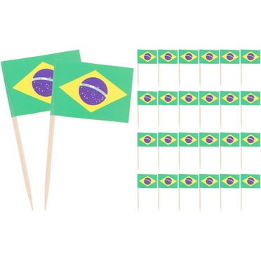 Charcuterie Food Items 100 Blank Kraft Toothpick Flags - Food Labels For Charcuterie Boards, Appetizers, And Cocktails Flag Cupcake Toppers