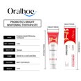 thumbnail image 2 of Oralhoe-pasta de dientes blanqueadora probiótica, limpieza de dientes, higiene, Reduce las manchas, cuidado bucal, 120g,1 piezas, 2 of 11