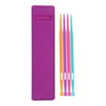 thumbnail image 1 of KAKOWELY purple thang sewing tool 4pcs Thang Sewing Tool Set with Felt Storage Bag Multifunctional Portable Sewing Projects Repairs Crafting Needs For Home Travel, 1 of 4