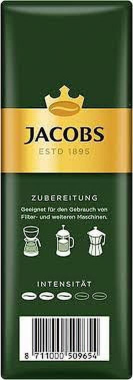 Jacobs Kronung - Café molido de 17.64 oz/17.6 onzas (paquete de 2)