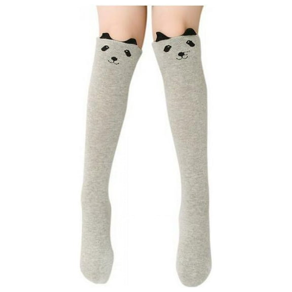 Baby Kids Toddler Girl Knee High Long Cotton Soft Sock Tight Leg Warmer Stockings For Age 3-12Y