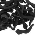 thumbnail image 6 of LEORX 20Pairs Lightweight Black Silicone Eyeglass Temple Grips for Active Use, 6 of 8