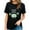 Black, variant on Mental Health Matters Awareness Brain Lift The Wei Women's Graphic Short Sleeve Tee - Stylish, Comfortable and Trendy