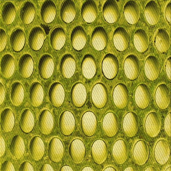 Ahgly Company Machine Washable Indoor Square Transitional Olive Green Area Rugs, 6' Square