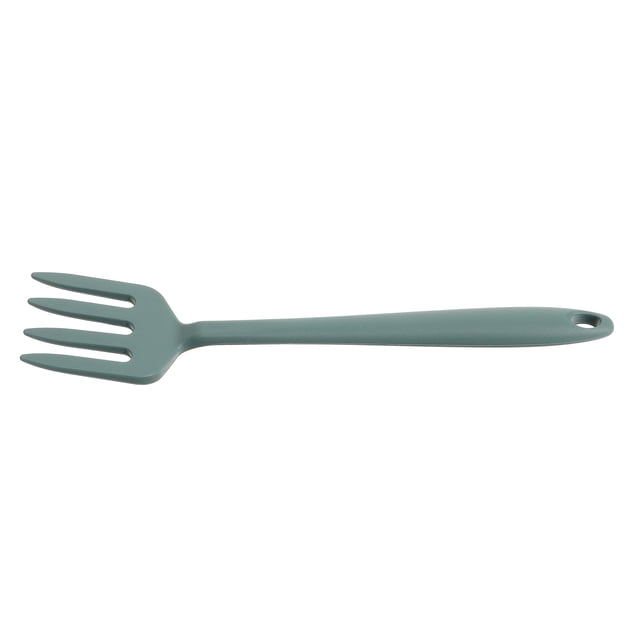 UPOUART Tenedor De Cocina De Silicona Resistente Para Uso Doméstico Color Verde Oscuro Con Mango Antideslizante