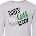 thumbnail image 4 of Inktastic Dad's Golf Buddy with Golf Ball Long Sleeve Youth T-Shirt, 4 of 5