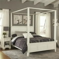 thumbnail image 2 of Pemberly Row Contemporary Off White Wood Queen Bed and Nightstand, 2 of 2