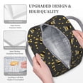 thumbnail image 5 of Lafuoo Bee Pattern Large Portable Insulated Lunch Bag, Waterproof Zipper Insulated Lunch Bag for Men and Women-One Size, 5 of 7