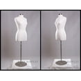 thumbnail image 4 of White Female Medium Size 10-12 Mannequin Dress Body Form #F10/12W+BS-04, 4 of 5