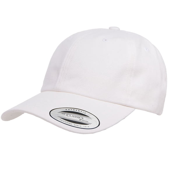 Yupoong 6245PT - Casquette de Papa en Sergé de Coton Pêche