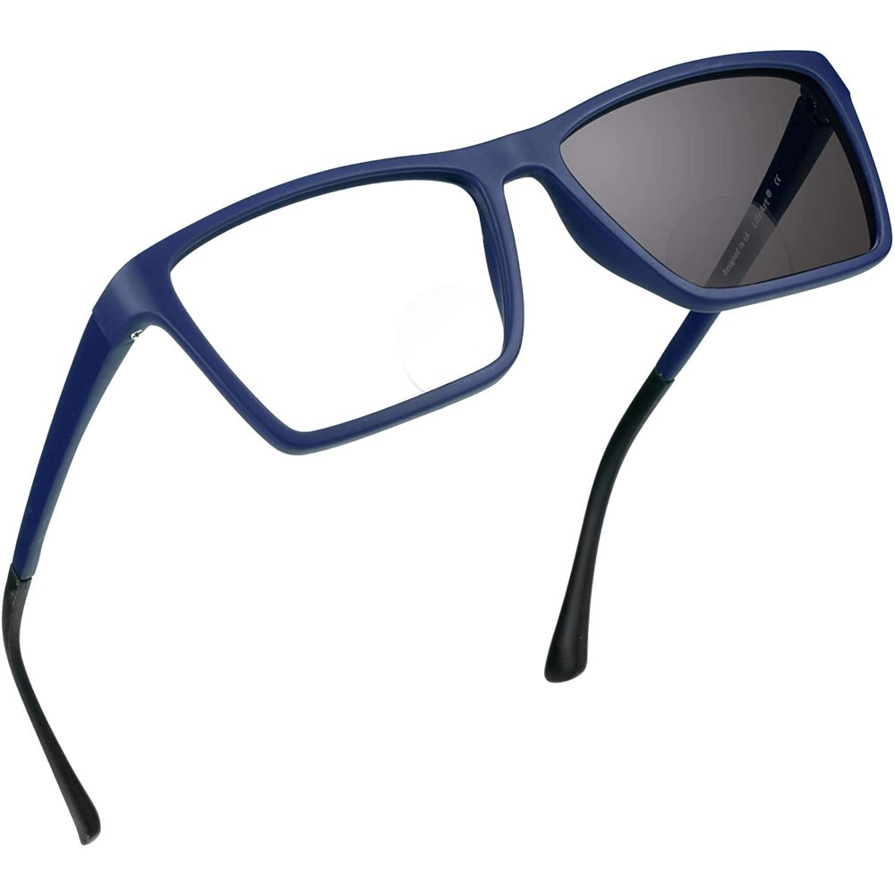 LifeArt Bifocal Reading Glasses, Transition Photochromic Dark Grey