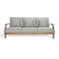 thumbnail image 3 of Safavieh  Couture Martinique Wood Patio Sofa Natural / White, 3 of 5