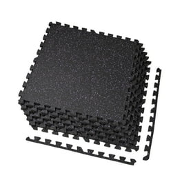 Clevr Extra-Thick EVA Foam Interlocking Gym Floor Mat, 12 pcs, 48 sq. ft. Clevr Extra-Thick EVA Foam Interlocking Gym Floor Mat, 12 pcs, 48 sq. ft.