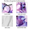 thumbnail image 4 of luoweisi Men's Beach Shorts Quick Dry Swim Trunks with Mesh Lining Art Flowers L, 4 of 5