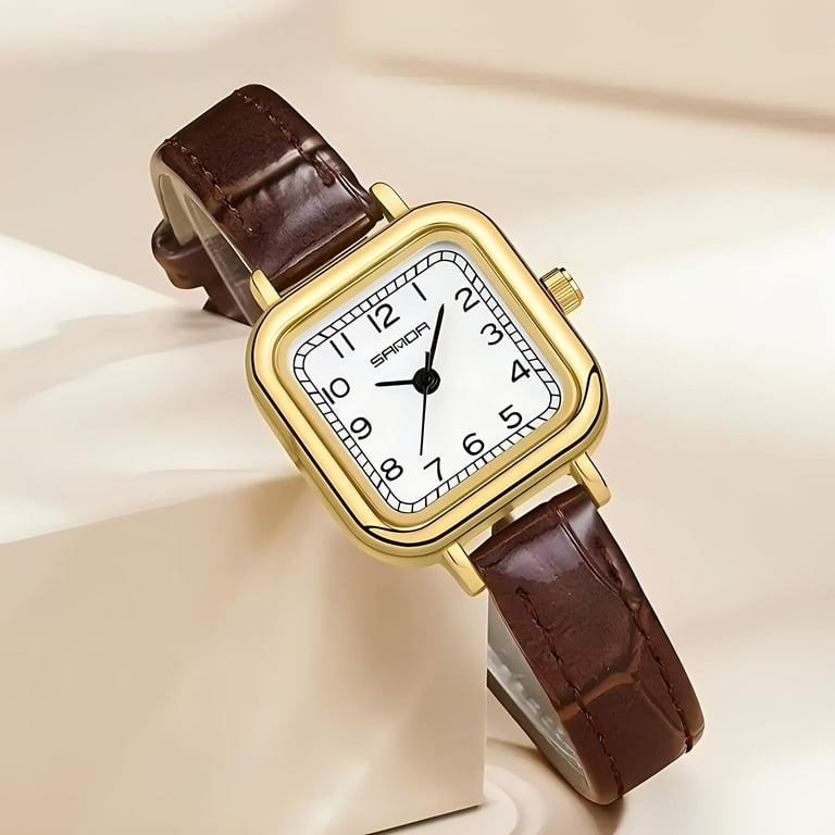 Vintage Square Watches for Women Updated Ladies Quartz Wrist