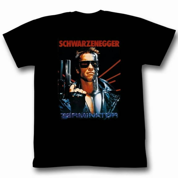 Terminator Movies Schwarz Adult Short Sleeve T Shirt