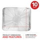 thumbnail image 2 of Forros para horno Stock Your Home, papel de aluminio desechable (paquete de 10), 2 of 6