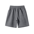 thumbnail image 4 of DODADAWANJ Mens Striped Shorts Big and Tall Wide Leg Baggy Short Comfort Elastic Waist Knee Length Shorts with Drawstring XXXL, 4 of 9