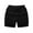 Black, variant on ZyeKqe Toddler Clothes Boys Girls Cotton Shorts Drawstring High Waisted Sweat Shorts Solid Color Pull on Athletic Shorts