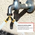 thumbnail image 3 of Viflosae 2 Way Dispenser Water Water Connection Dispenser Faucet Dispenser Distributor Inlet Hose Dispenser Water Connection Adapter Garden Save with exciting events, 3 of 9