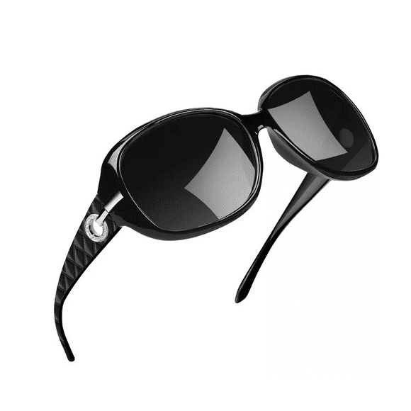 Lentes De Sol Polarizados para Dama Uv400 Negro Belug Lentes Polarizados