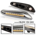 thumbnail image 2 of 2 piezas de 12 V 5 W LED para coche, luz de freno, luz de giro para E82 E88 E60 E61 E90 E91 E92 E93 (transparente), 2 of 4